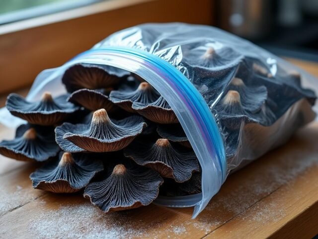 Comment congeler les trompettes de la mort pour préserver leur saveur