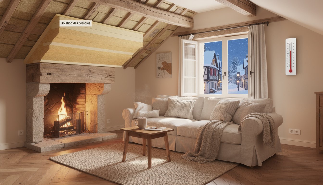 découvrez nos conseils pour isoler efficacement vos combles et gagner jusqu'à 3 degrés cet hiver, afin de réduire votre consommation d'énergie et améliorer votre confort thermique.
