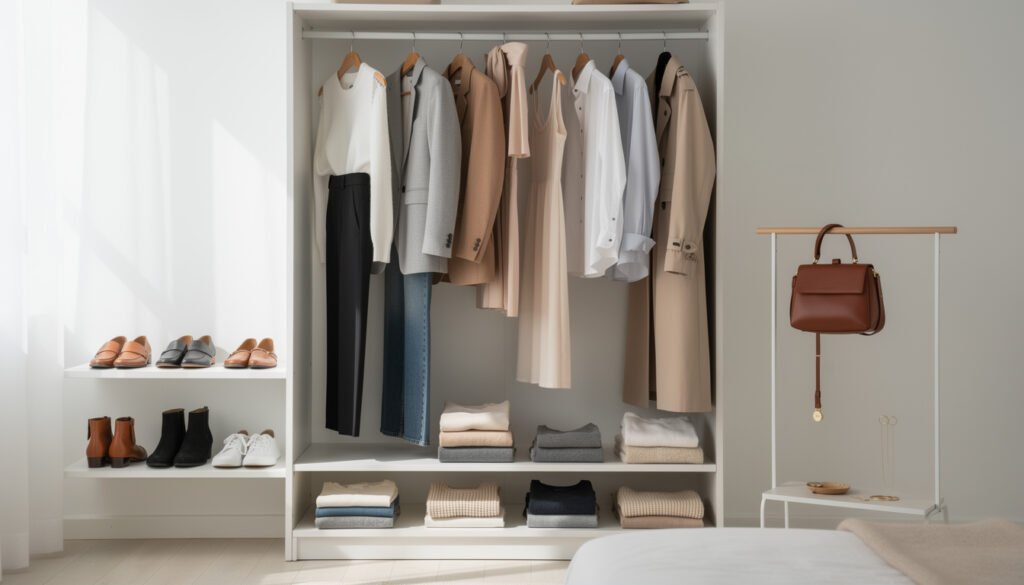 découvrez comment créer une capsule wardrobe, une garde-robe minimaliste et élégante, pour simplifier vos choix vestimentaires tout en restant stylé au quotidien.