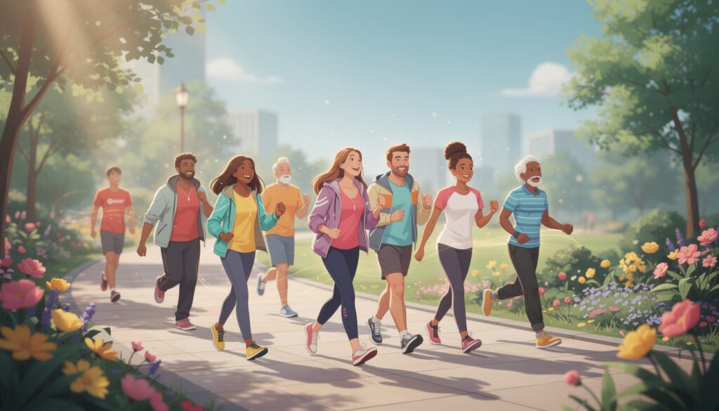 découvrez comment la marche rapide améliore la santé mentale en réduisant le stress, l'anxiété et en favorisant le bien-être général.