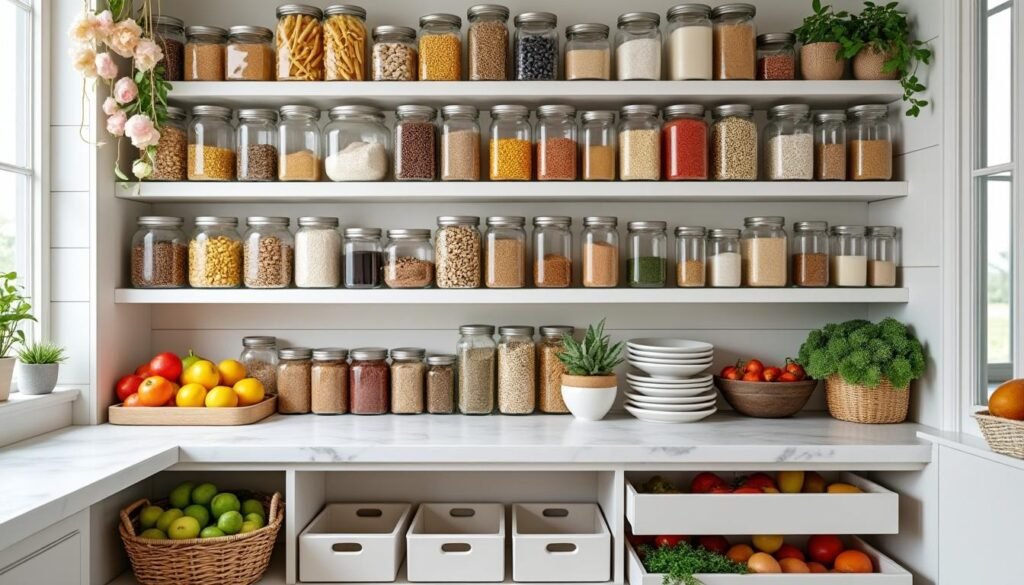 découvrez des astuces pratiques pour organiser un petit garde-manger et optimiser votre espace de stockage tout en gardant vos aliments accessibles et bien rangés.