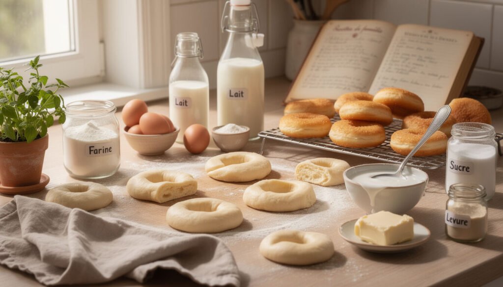 Découvrez notre recette facile de donuts moelleux faits maison pour un plaisir gourmand à partager en famille ou entre amis.