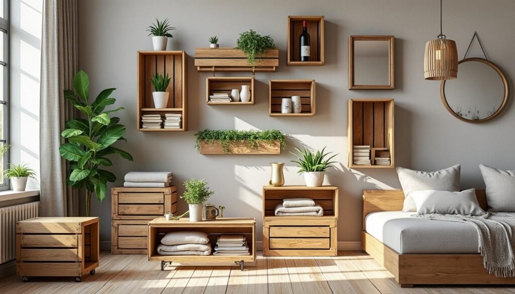 découvrez 10 idées créatives pour recycler des caisses de vin en bois et les intégrer élégamment dans votre décoration intérieure.