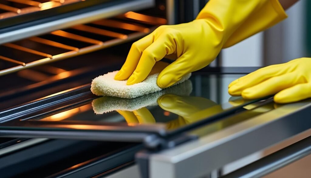 découvrez nos conseils pratiques pour apprendre à nettoyer efficacement entre les deux vitres de la porte de votre four et retrouver une vitre impeccable.