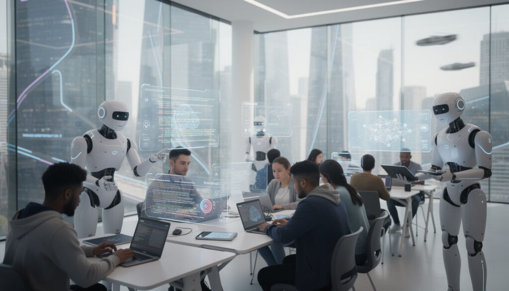 Découvrez nos formations en intelligence artificielle pour 2026 et maîtrisez les compétences clés de l'IA grâce à des cours innovants et adaptés à tous les niveaux.