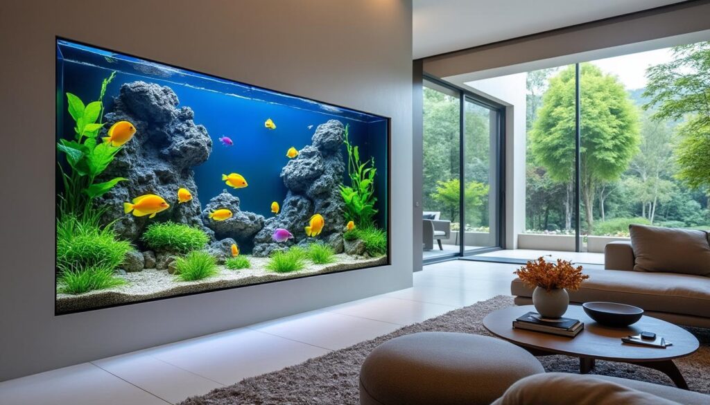 découvrez tout ce qu'il faut savoir sur les aquariums muraux et encastrés : contraintes, prix, et faisabilité pour réussir votre projet d'aménagement.