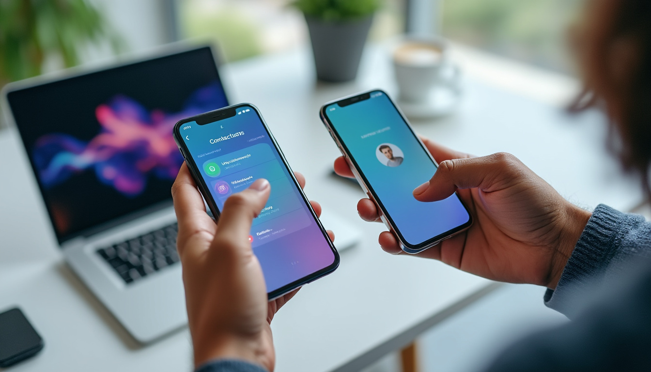 découvrez comment transférer facilement vos contacts d'un téléphone android vers un iphone grâce à des méthodes simples et rapides, sans perdre aucune donnée.