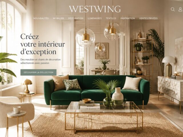 Découvrez la boutique en ligne Westwing : Meubles & Décoration tendance